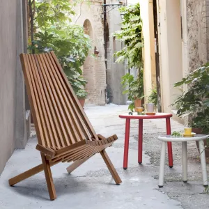 Premium Boho Folding Wood Chair with Ergonomic Seat,Stylish Low Profile Tree Wood Outdoor Chair,Lounge Chair for The Patio, Porch, Lawn, Garden or Home Furniture,Weight Capacity 250 lbs