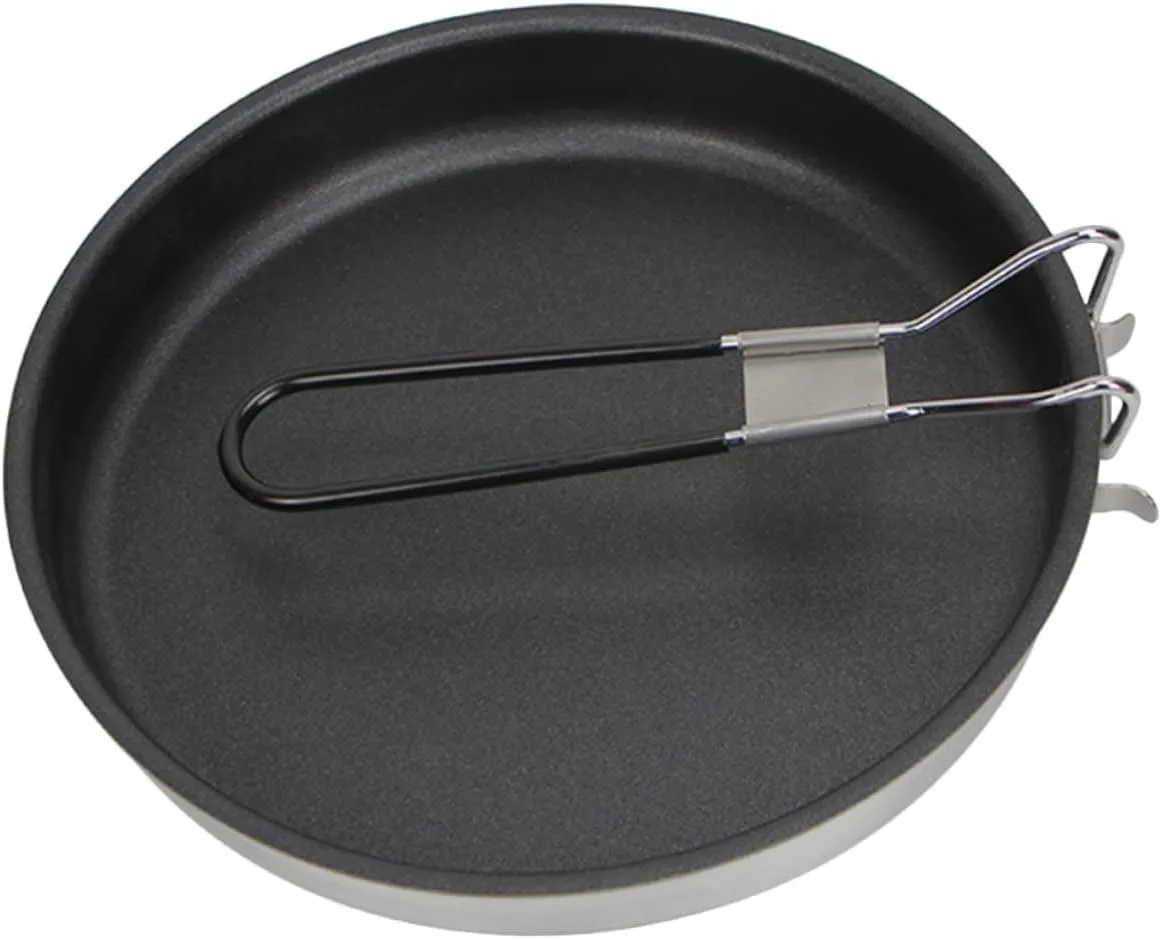 Professional Aluminum Alloy Egg Pan Non Stick Frying Skillet for Daily Use Portable Camping Accessory Heat Insulation Easy to Clean for Home and Outdoor Cooking