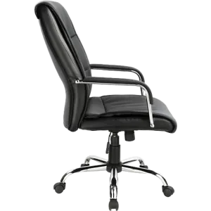 PU Leather Office Chair Executive Padded Black