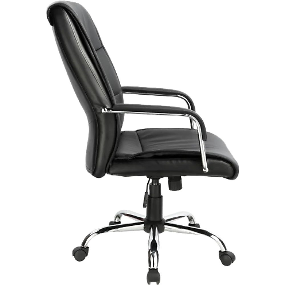 PU Leather Office Chair Executive Padded Black