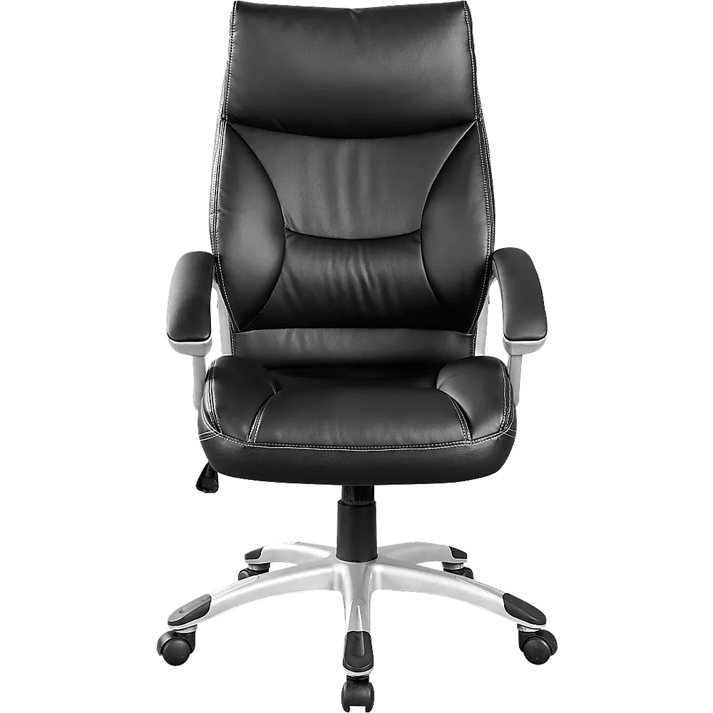PU Leather Office Chair Executive Padded Black
