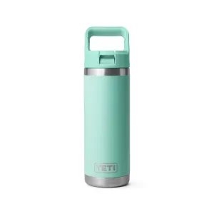 RAMBLER® 18 OZ (532 ML) BOTTLE WITH STRAW CAP Seafoam