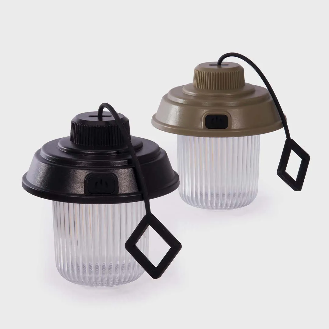RECHARGEABLE HANGING LANTERN | BLACK