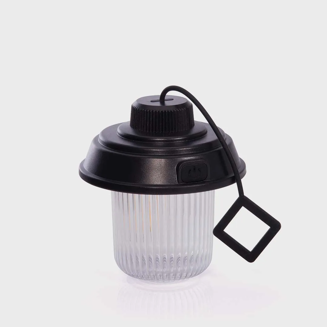 RECHARGEABLE HANGING LANTERN | BLACK