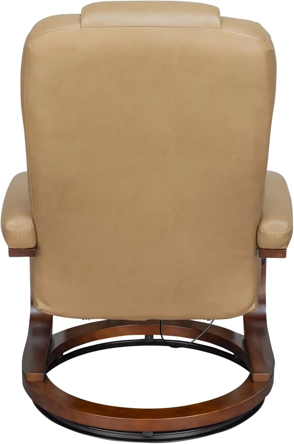 RecPro Charles 28" RV Euro Chair Recliner Modern Design RV Furniture (1, Toffee)