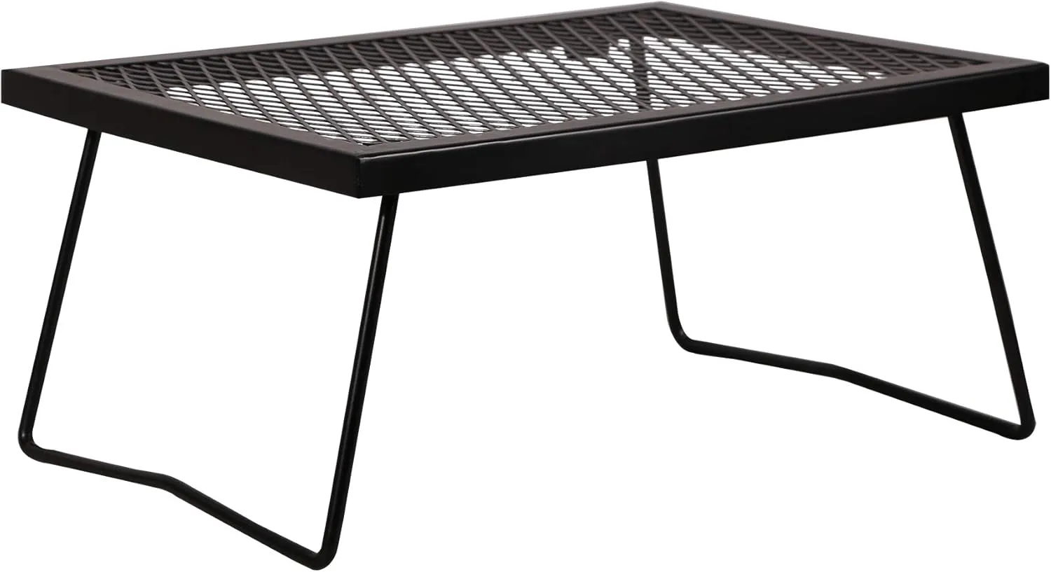 REDCAMP Folding Campfire Grill Heavy Duty Steel Grate, Portable Camp Fire Cooking Racks for Over Fire Pit