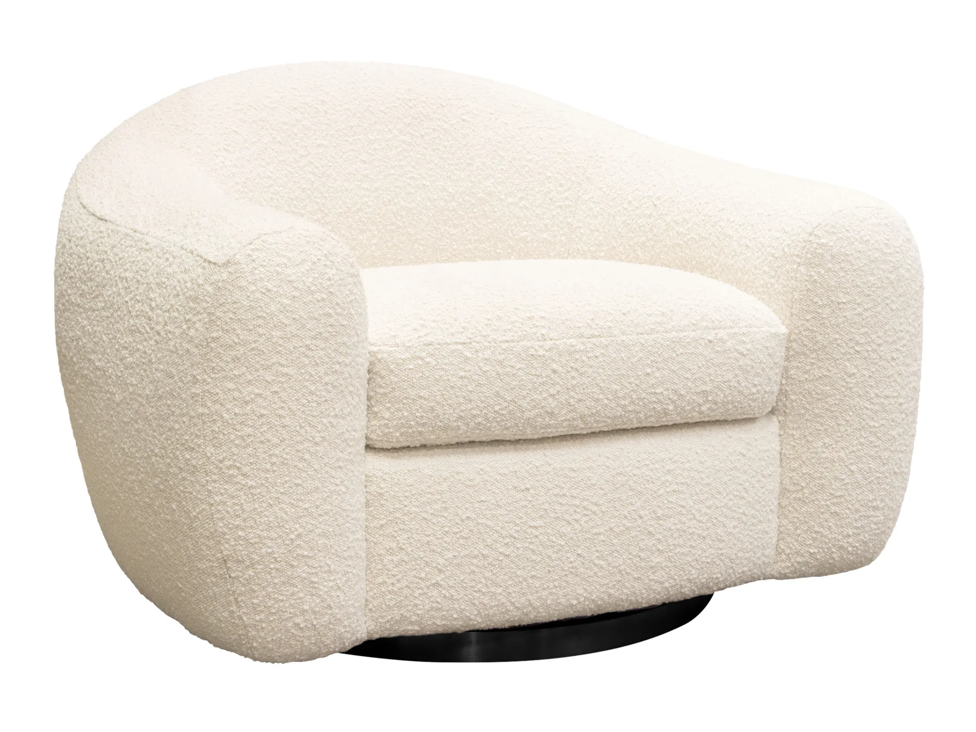 REGIS SWIVEL CHAIR - WHITE