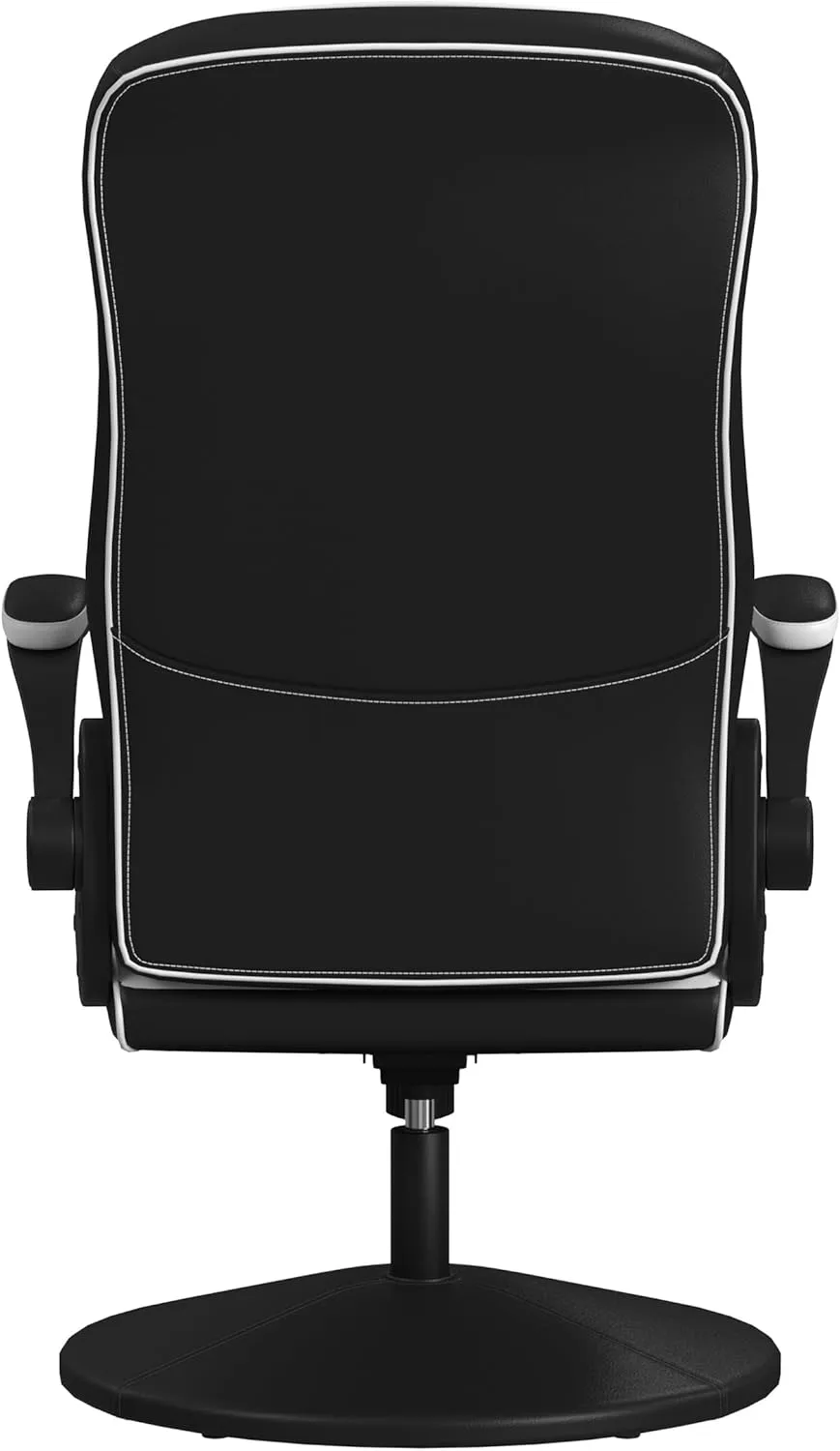 RESPAWN 800 Racing Style Gaming Rocker Chair, Rocking Gaming Chair, in White RSP 800 BLK WHT