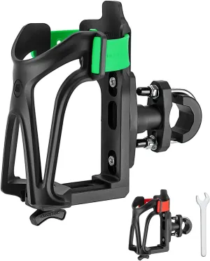 ROCKBROS Bike Water Bottle Holder Motorcycle Cup Holder Handlebar & Frame Bicycle Bottle Cages with Screws Tool for 2.3-3" Diameter Standard and Smaller Bottles