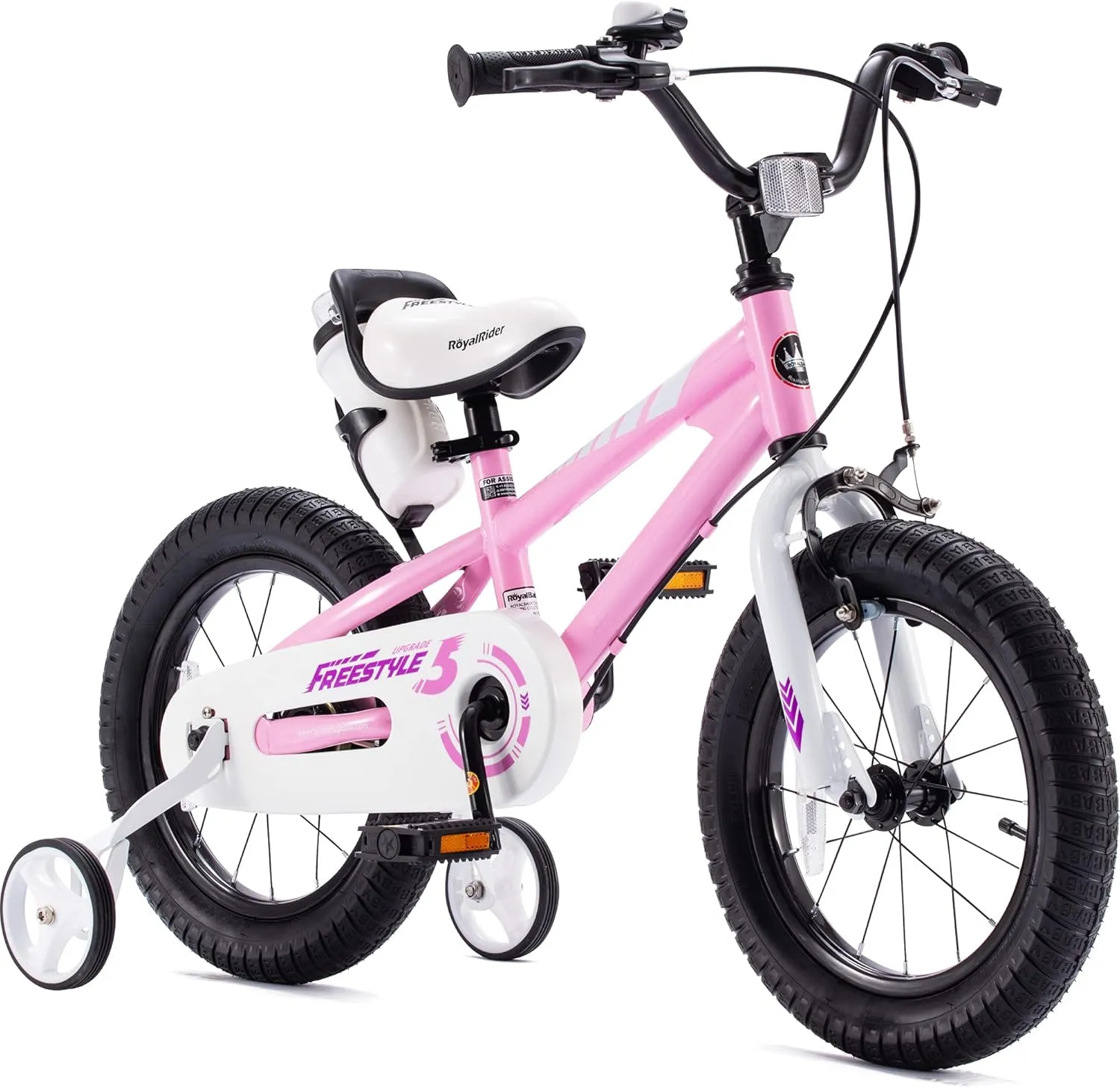 RoyalBaby Kids Bike EZ Balance to Pedal Dual Handbrake Toddlers Boys Girls Bicycle 12-20 Inch for Age 3-10 Years