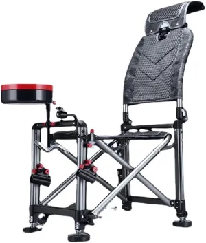 s, Fishing Chair Fishing Stool Outdoor AllTerrain Aluminum Armchair Folding Multifunctional Portable Fishing Gear Chair/a/As Shown (A As Shown)