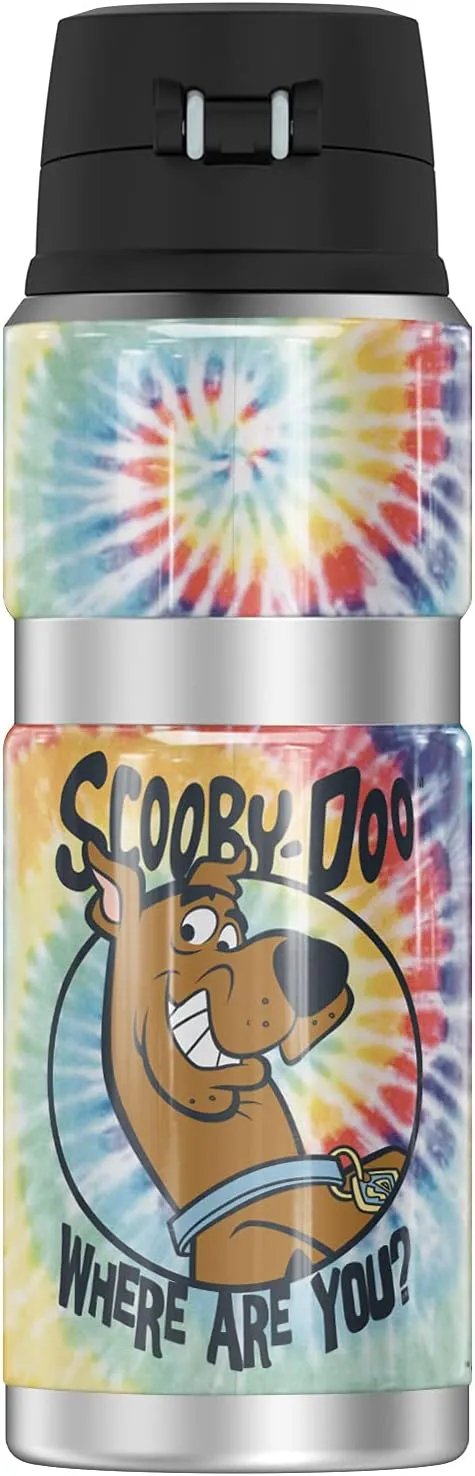 Scooby-Doo Tie Dye THERMOS STAINLESS KING Stainless Steel Drink Bottle, Vacuum insulated & Double Wall, 24oz