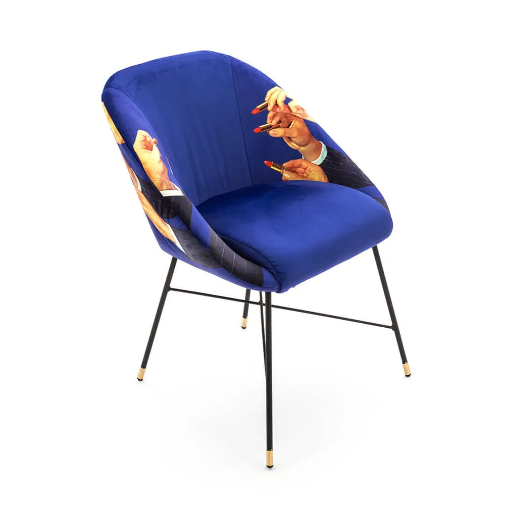 Seletti Toiletpaper Padded Chair Lipsticks