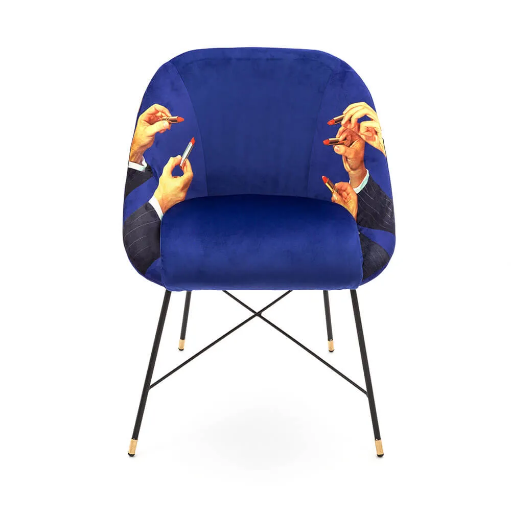 Seletti Toiletpaper Padded Chair Lipsticks