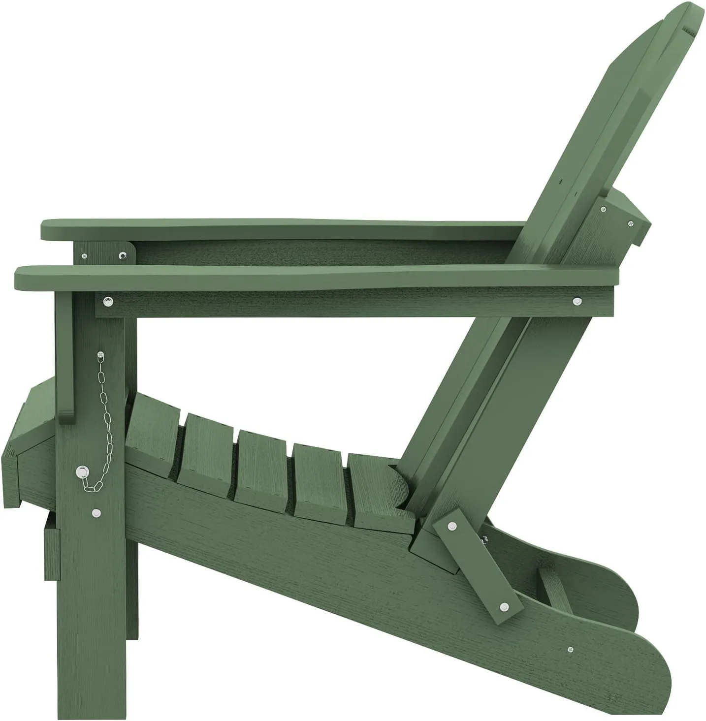 SERWALL Adirondack Chair for Patio Garden Outdoors Fire Pit- Army