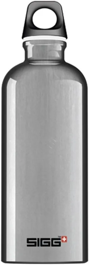 SIGG 50015 Outdoor Water Bottle, Lightweight, Swiss Aluminum Bottle, Traveler Classic, 33.8 fl oz (1.0 L), Al