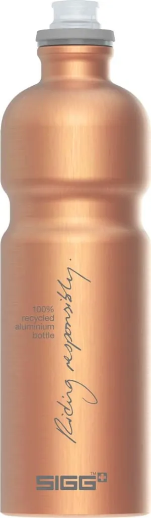 SIGG 50366 Outdoor Water Bottle, Lightweight, Swiss Aluminum Bottle, Move My Planet, 1.5 fl oz (0.75 L), Copper