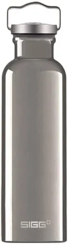SIGG 60191 Outdoor Water Bottle, Lightweight, Swiss Aluminum Bottle, Aluminum Original, 2.6 gal (0.75 L), Al