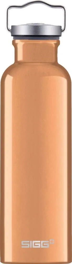 SIGG 60193 Outdoor Water Bottle, Lightweight, Swiss Made Aluminum Bottle, Aluminum Original, 0.75 L (0.75 L) Copper