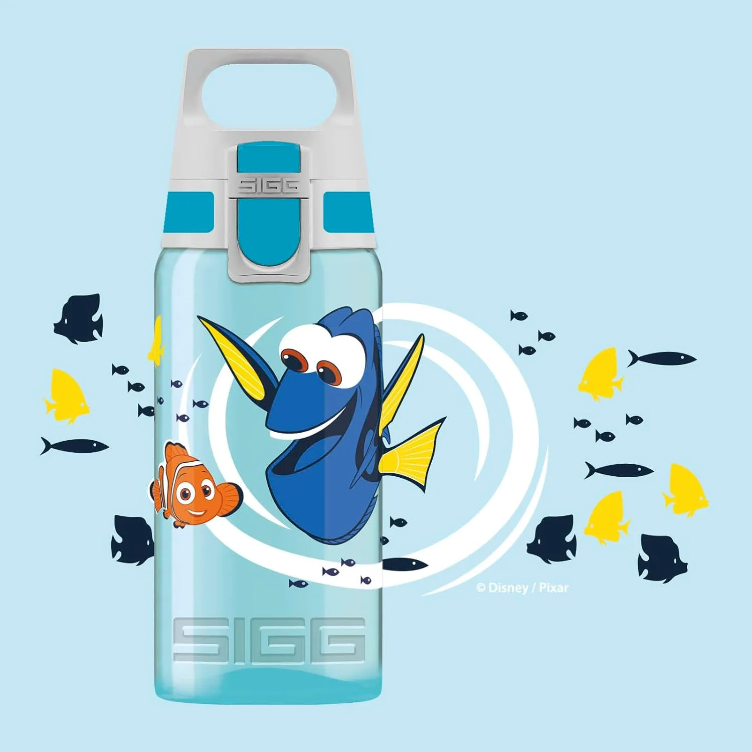 Sigg "Viva Wmb One" Drinking Bottle, Aqua Blue, 17 oz