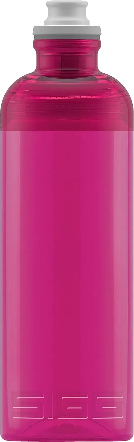 SIGG - Tritan Sports Water Bottle - Feel Berry - With Silicone Mouthpiece - Leakproof - Featherweight - Dishwasher Safe - BPA Free - Pink - 20 Oz