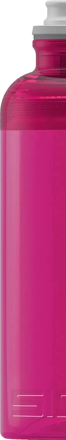 SIGG - Tritan Sports Water Bottle - Feel Berry - With Silicone Mouthpiece - Leakproof - Featherweight - Dishwasher Safe - BPA Free - Pink - 20 Oz