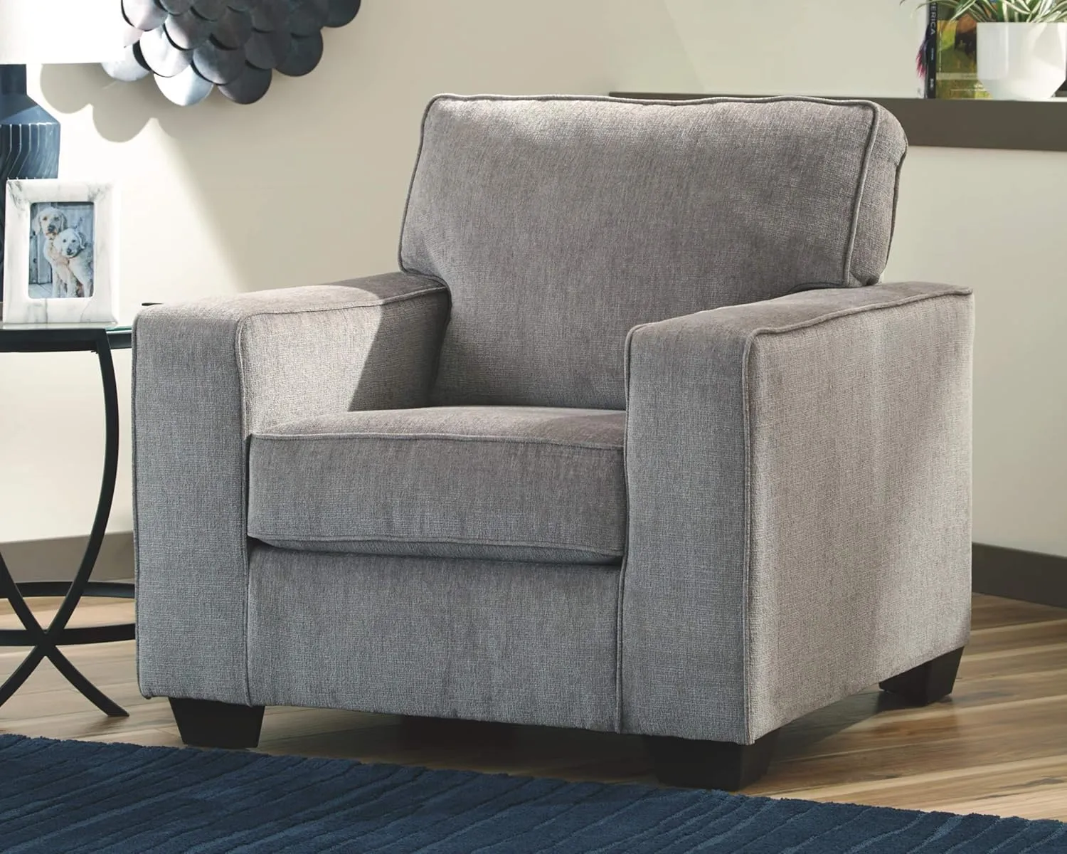 Signature Design by Ashley Altari Modern Chair, Light Gray