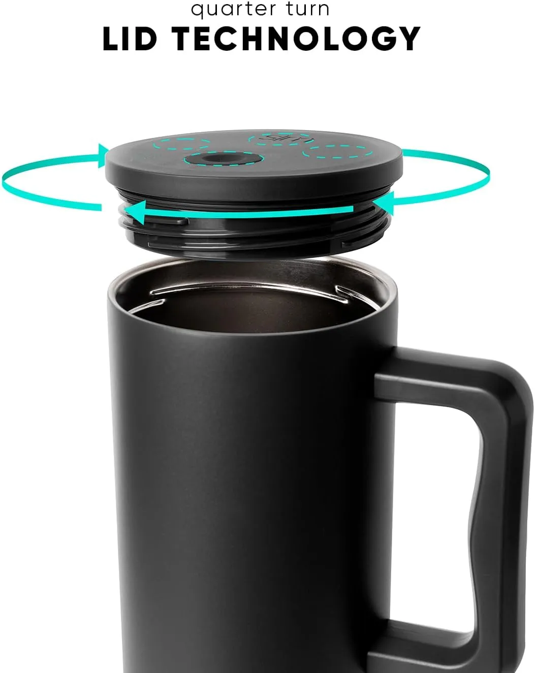 Simple Modern 40 oz Trek Tumbler with Handle and Straw Lid | Cup Holder Friendly Insulated Stainless Steel Travel Mug | Checkmate
