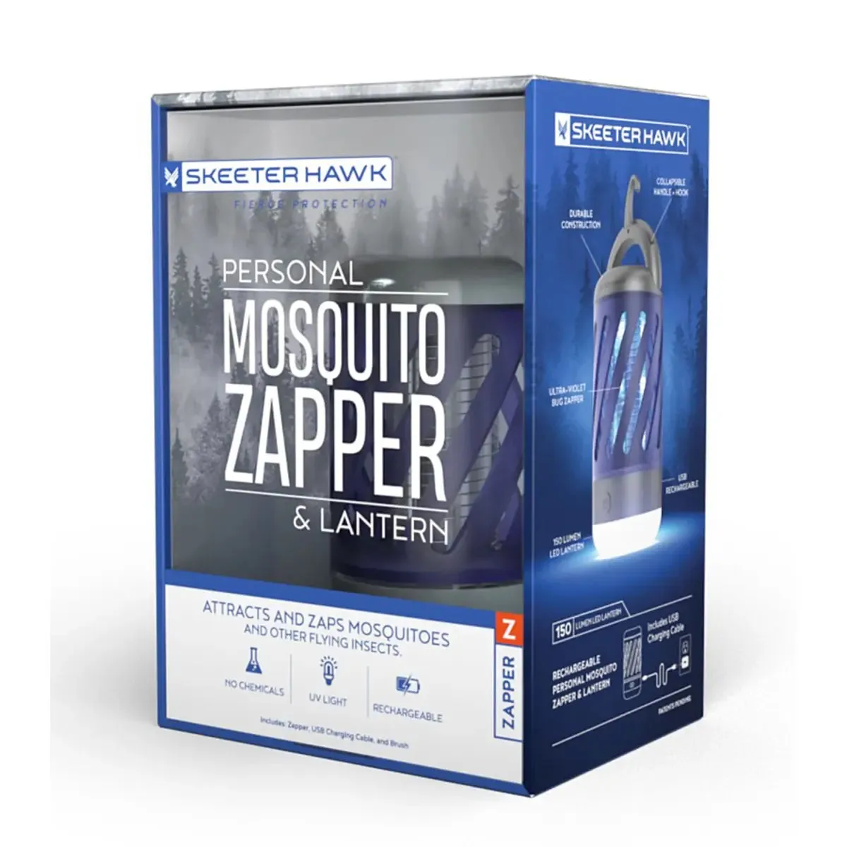 Skeeter Hawk Rechargeable Personal Bug Zapper / Lantern