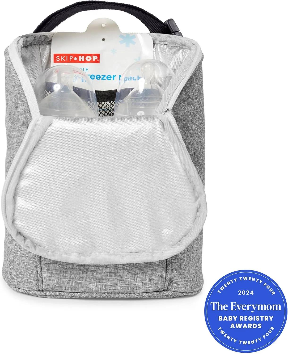 Skip Hop Baby Breastmilk Cooler Insulated Bottle Bag, Grab & Go, Chevron