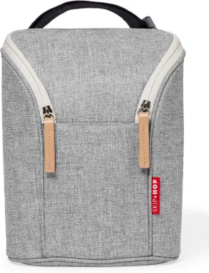 Skip Hop Baby Breastmilk Cooler Insulated Bottle Bag, Grab & Go, Chevron