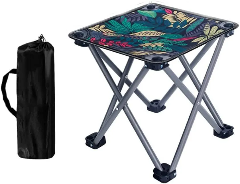 s,Outdoor Beach Folding Chair Camping Stool Folding Fishing Chair Portable Oxcloth Seat with/D (D