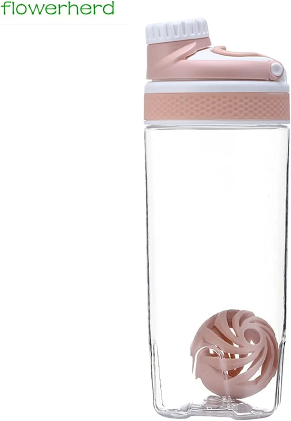 Sports Cup 550ml/700ml Water Bottle Portable Sports Stirring Ball Stirrer Cup Sports Special Plastic