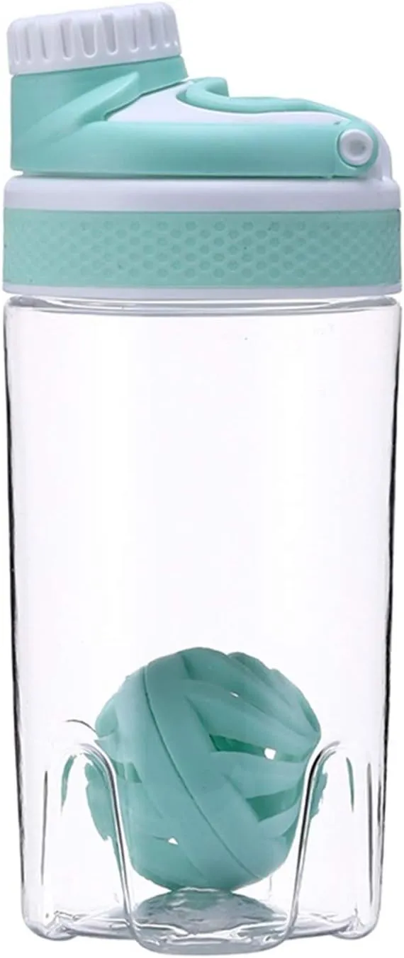 Sports Cup 550ml/700ml Water Bottle Portable Sports Stirring Ball Stirrer Cup Sports Special Plastic