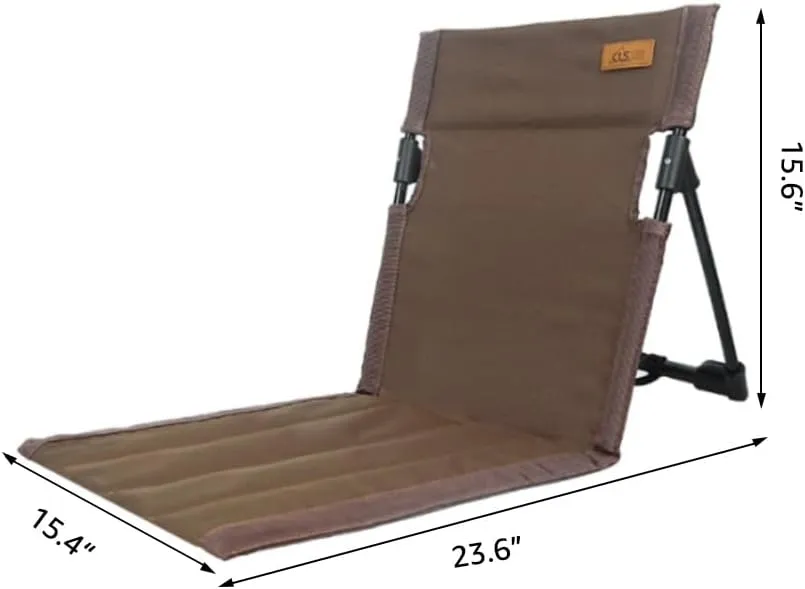 Stadium Seats for Bleachers with Back Support, Folding Zero Gravity Outdoor Recliner Patio Lounge Chair, Portable Camping Chairs, Ultralight Canvas Seat, Outdoor Beach Chair