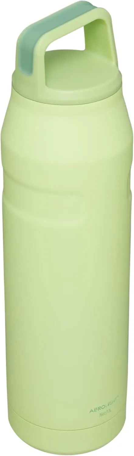 Stanley IceFlow Cap and Carry Water Bottle | Wide Mouth Twist Lid | Lightweight & Leakproof for Travel & Sports | Insulated Stainless Steel | BPA-Free
