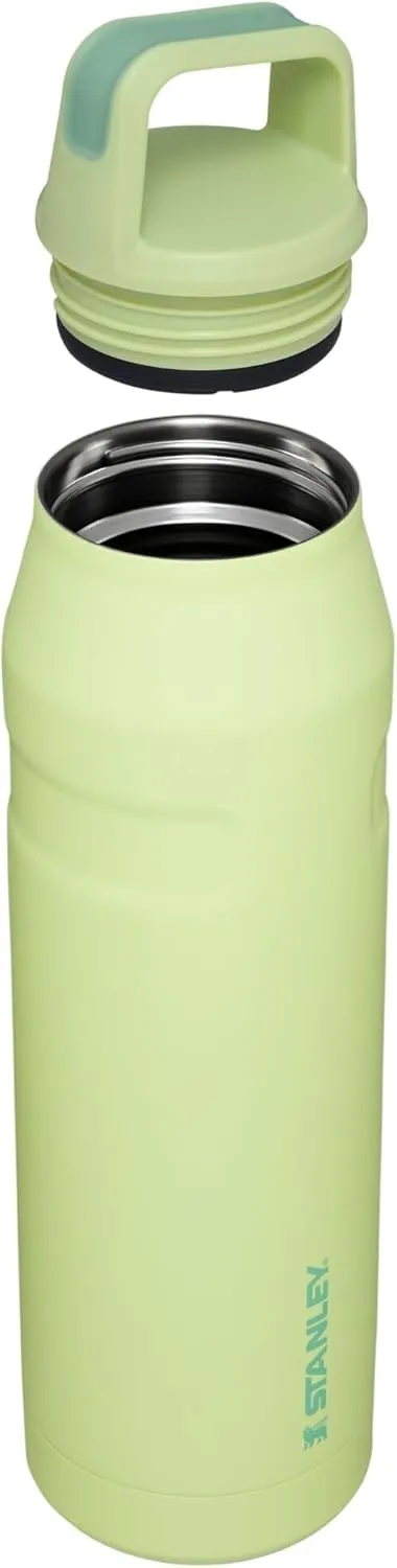 Stanley IceFlow Cap and Carry Water Bottle | Wide Mouth Twist Lid | Lightweight & Leakproof for Travel & Sports | Insulated Stainless Steel | BPA-Free