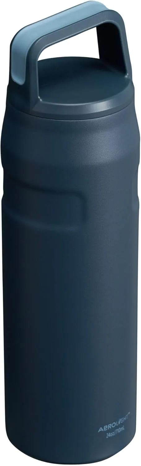 Stanley IceFlow Cap and Carry Water Bottle | Wide Mouth Twist Lid | Lightweight & Leakproof for Travel & Sports | Insulated Stainless Steel | BPA-Free