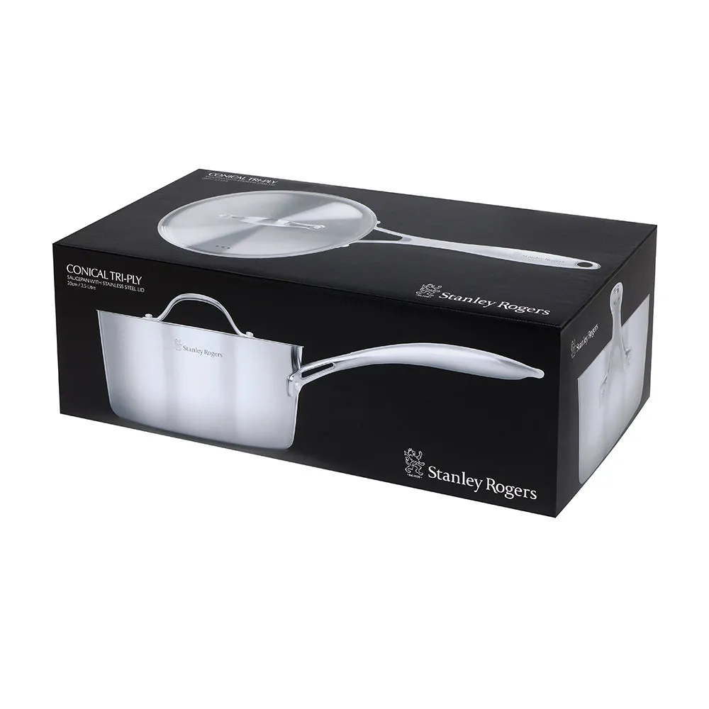 STANLEY ROGERS Conical Tri-Ply Saucepan 20cm/2.5L