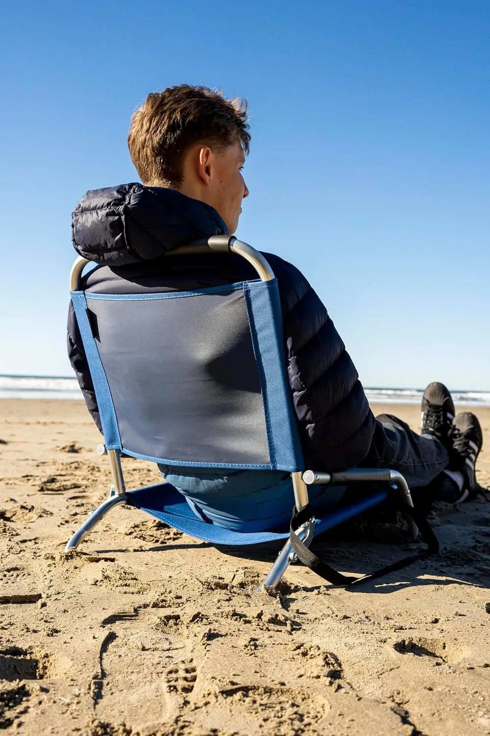 Stansport Aluminum Beach Chair Blue G-6-50
