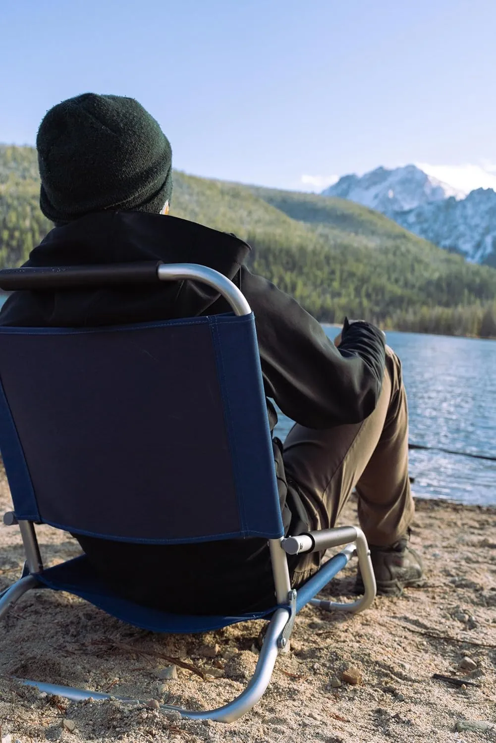 Stansport Aluminum Beach Chair Blue G-6-50