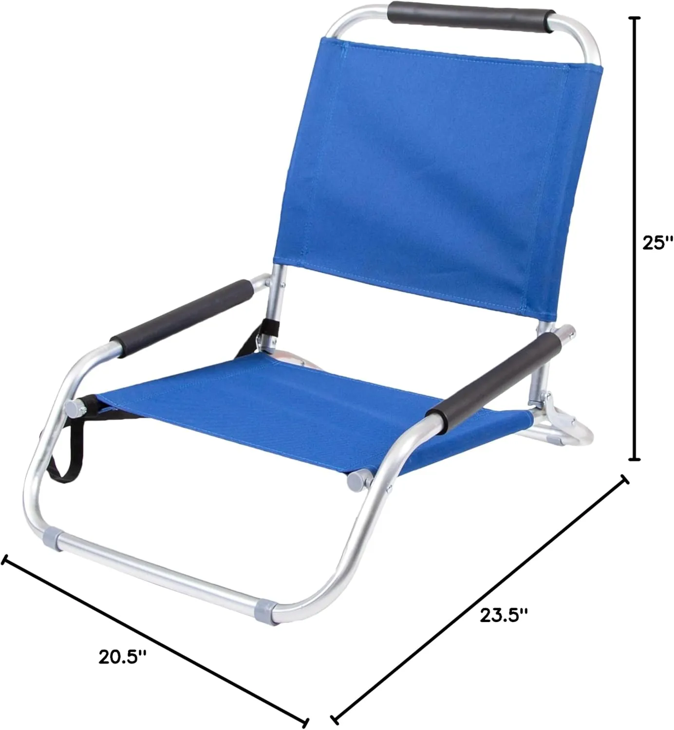 Stansport Aluminum Beach Chair Blue G-6-50