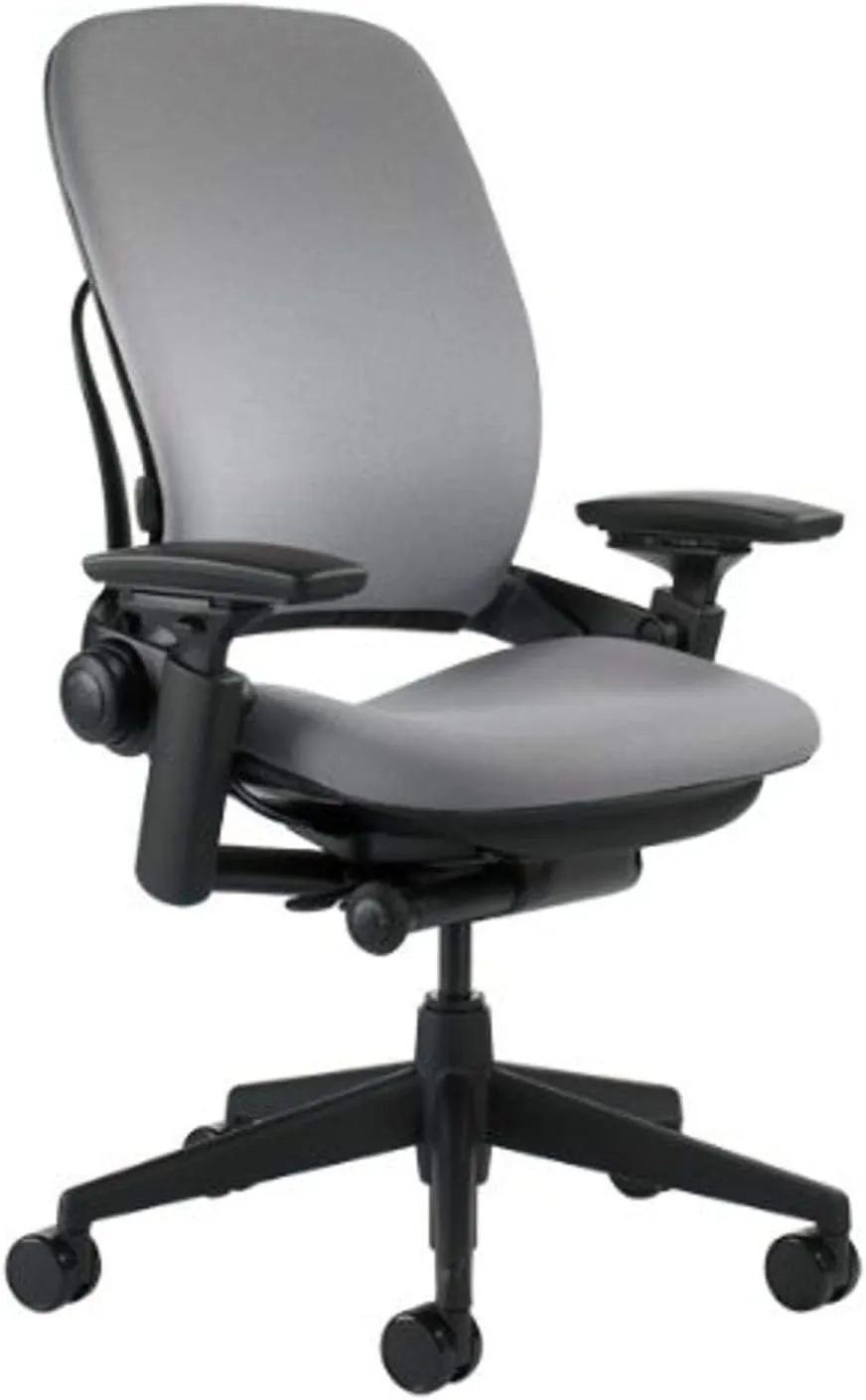 Steelcase Leap Chair, Grey Fabric -