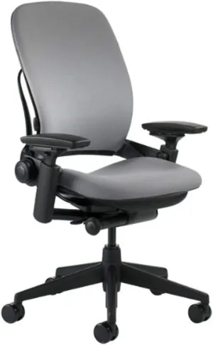 Steelcase Leap Chair, Grey Fabric -