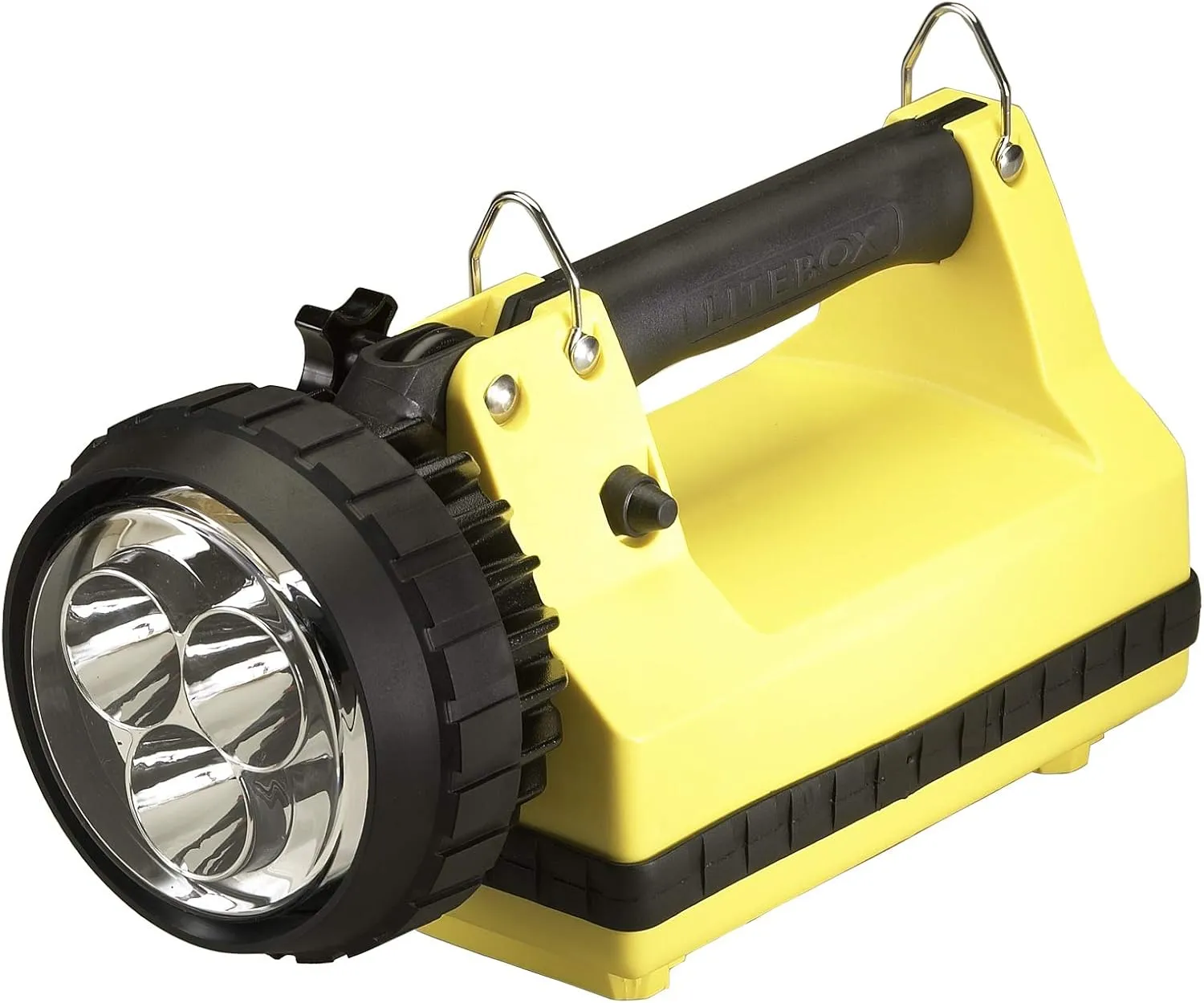 Streamlight 45876 E-Spot LiteBox 1500-Lumen 110000 Candela Rechargeable Spot Beam Lantern with Heavy Duty Shoulder Strap Without Charger, Yellow