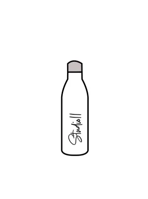 STUDIO 11 - WATER BOTTLE WHITE (IN-STOCK)
