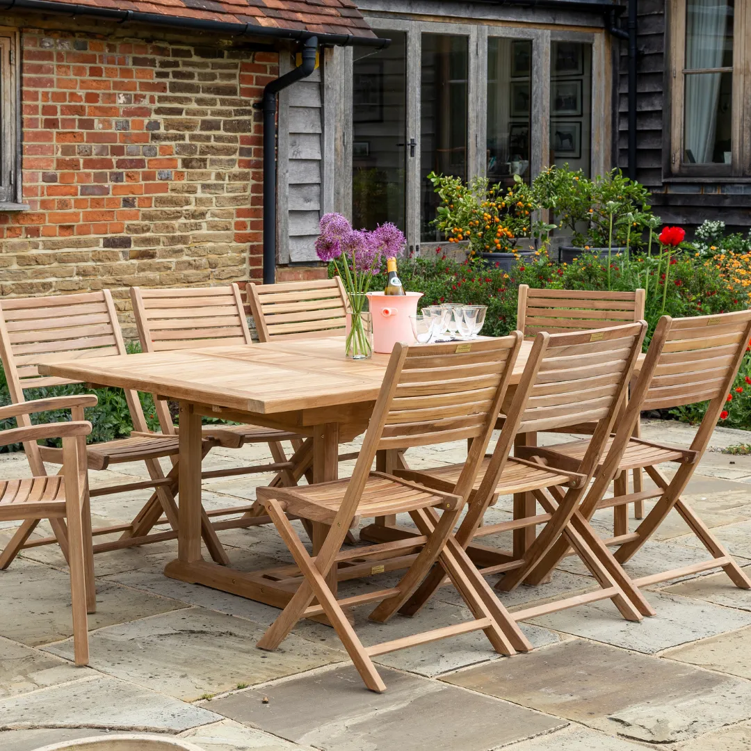 Sumatra Folding Dining Chairs (pair/two)