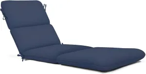 Sunbrella Patio Chaise Cushions - 22" W x 74" L x 3.5" T, Outdoor Chaise Lounge Cushion with Comfort, Style & Durability Designed for Outdoor Living - Made in The USA