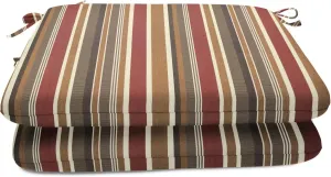 Sunbrella Patio Cushions - (2 Pack) - 18" W x 18" L x 2.5" T, Outdoor Chair Cushion with Comfort, Style & Durability Designed for Outdoor Living - Made in The USA