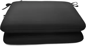 Sunbrella Patio Cushions - (2 Pack) - 18" W x 18" L x 2.5" T, Outdoor Chair Cushion with Comfort, Style & Durability Designed for Outdoor Living - Made in The USA